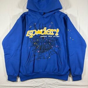 Blue Sp5der hoodie